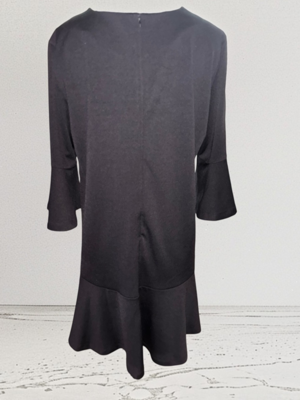Moonbasa Black LS Dress, NWT, P2P:22”, L:38” - Picture 4 of 14